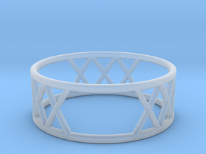 XXX Ring SIZE-9 in Clear Ultra Fine Detail Plastic