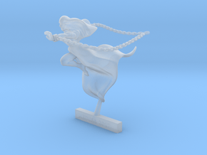 28mm mini GHOST with CHAINS   in Clear Ultra Fine Detail Plastic