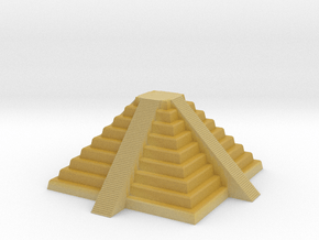 Inca Pyramid. Pedestal in Tan Fine Detail Plastic