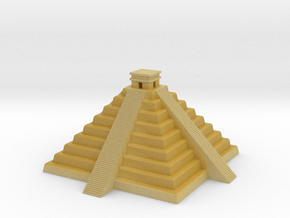 Inca Pyramid  in Tan Fine Detail Plastic