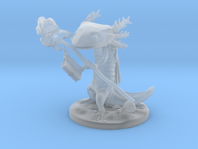 Aanuuv The Axolotl Wizard in Clear Ultra Fine Detail Plastic