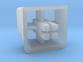 Thumb StenoTopper (Spare Part) in Clear Ultra Fine Detail Plastic