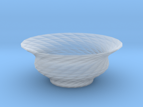 Bowl  in Clear Ultra Fine Detail Plastic