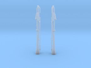 Trumpets in Clear Ultra Fine Detail Plastic