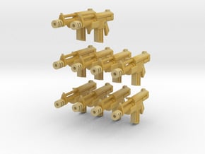 Tyros Pattern Bolter Carbines X10 in Tan Fine Detail Plastic