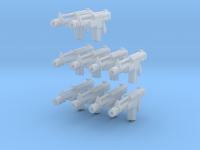 Tyros Pattern Bolter Carbines X10 in Clear Ultra Fine Detail Plastic