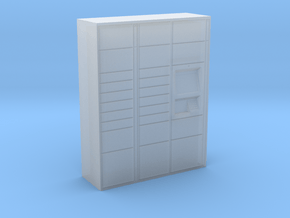 OO Gauge (1/76) Click and Collect Locker Small in Clear Ultra Fine Detail Plastic