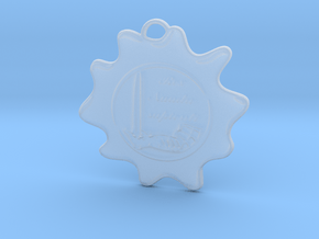 McScath Family Crest in Clear Ultra Fine Detail Plastic