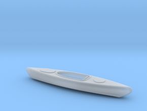 1/24 Scale Kayak Prototype in Clear Ultra Fine Detail Plastic