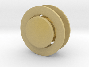 Fidget Spinner Tourus Caps in Tan Fine Detail Plastic