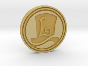 "The Layton Series 10th Anniversary 2017" coin in Tan Fine Detail Plastic
