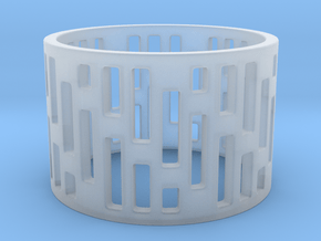 Denim Ring Size 6 in Clear Ultra Fine Detail Plastic