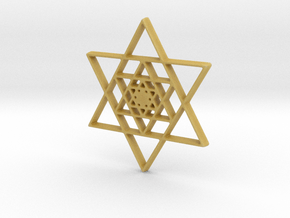 Infinite Jewish Symbol Pendant Charm in Tan Fine Detail Plastic