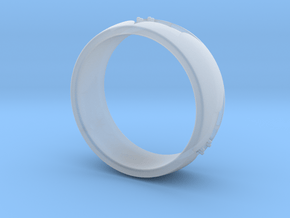 Batman Ring Size 6 in Clear Ultra Fine Detail Plastic