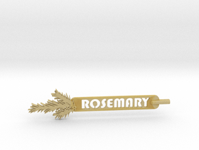 Rosemary Plant Stake in Tan Fine Detail Plastic