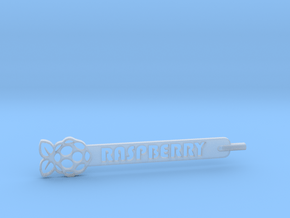 Raspberry Plant Stake in Clear Ultra Fine Detail Plastic