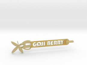Goji Berry Plant Stake in Tan Fine Detail Plastic