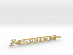 Corsican Mint Plant Stake  in Tan Fine Detail Plastic