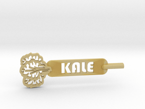 Kale Plant Stake in Tan Fine Detail Plastic
