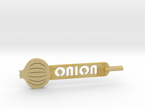 Onion Plant Stake in Tan Fine Detail Plastic