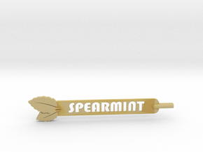 Spearmint Plant Stake in Tan Fine Detail Plastic