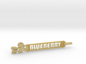 Blueberry Plant Stake in Tan Fine Detail Plastic