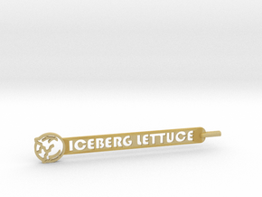 Iceberg Lettuce Plant Stake in Tan Fine Detail Plastic
