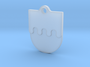 Crownsguard Pendant in Clear Ultra Fine Detail Plastic