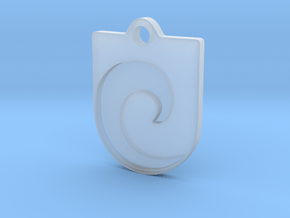 Inverted Waveguard Pendant in Clear Ultra Fine Detail Plastic