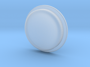 TLF# - Calm Button in Clear Ultra Fine Detail Plastic