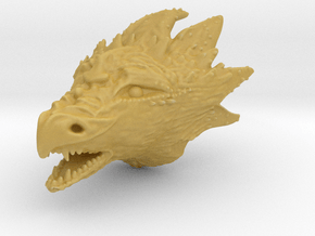 Dragonhead in Tan Fine Detail Plastic