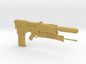 Terminator Plasma Rifle 1.6 Scaled in Tan Fine Detail Plastic