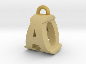 3D-Initial-AO in Tan Fine Detail Plastic