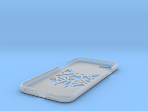 Iphone 7 Case, Geometric Fox/Wolf in Clear Ultra Fine Detail Plastic