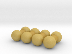 3mm Ball Joint-4pack in Tan Fine Detail Plastic
