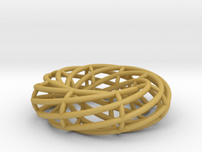 Torus in Tan Fine Detail Plastic