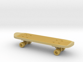 1/24 Scale Skateboard in Tan Fine Detail Plastic