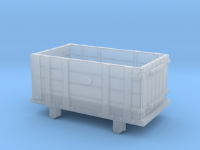 009 FR Four Plank Wagon 4mm Scale in Clear Ultra Fine Detail Plastic