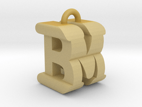 3D-Initial-BM in Tan Fine Detail Plastic