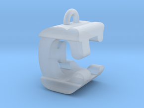 3D-Initial-CE in Clear Ultra Fine Detail Plastic