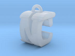 3D-Initial-CN in Clear Ultra Fine Detail Plastic