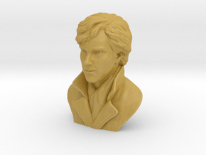 3D Sculpture of Benedict Cumberbatch in Tan Fine Detail Plastic