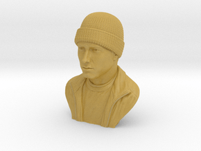 3D Sculpture of Eminem in Tan Fine Detail Plastic