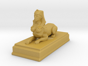 Sphinx Statue 5cm in Tan Fine Detail Plastic