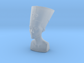 Nefertiti Bust in Clear Ultra Fine Detail Plastic