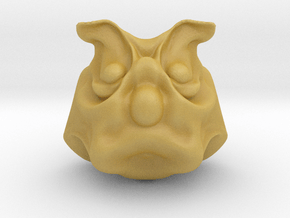Uncle Dog in Tan Fine Detail Plastic