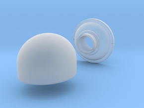 Light Fixture in Clear Ultra Fine Detail Plastic
