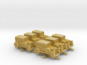 1930s British Car (6mm scale, 6-up) in Tan Fine Detail Plastic