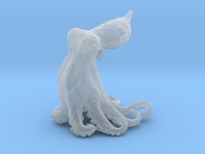 Blue-ringed Octopus in Clear Ultra Fine Detail Plastic