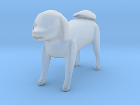 Standing dog 1 in Clear Ultra Fine Detail Plastic